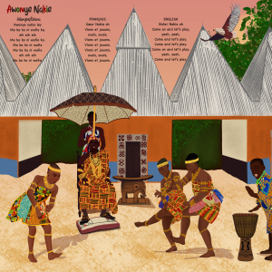 Livre sonore comptines et berceuses - Ghana